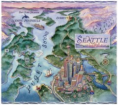 Seattle map: